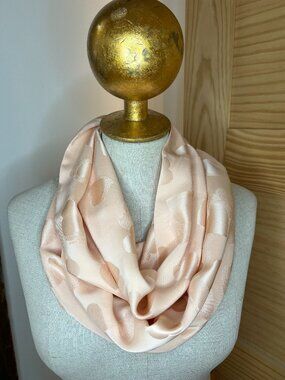 Hearts in Motion 100% Silk Infinity Scarf